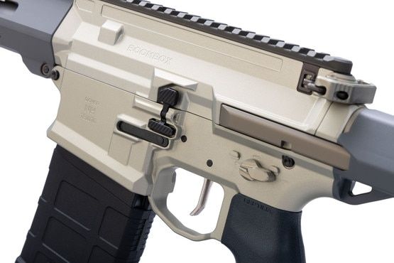 Q 8.6BLK BOOMBOX Short Barreled Rifle has 7075 aluminum receivers